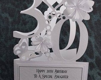 HANDMADE Personalised VALENTINES Birthday Card MOTHERS Day - UK