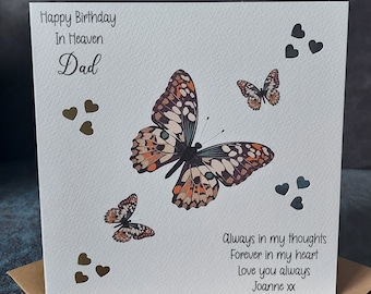 Birthday Cards - Butterfly Designs