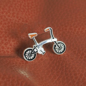 Foldie Bike Enamel Pin – Unique Gift for Cyclists – Bicycle Pin – Foldie Pin – Cycling Pin