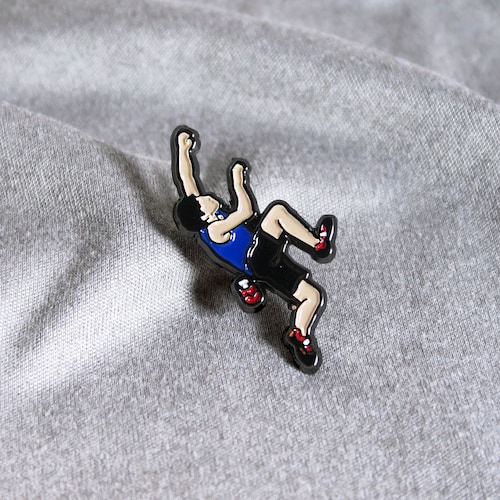 Dyno Rex Enamel Pin Gift for Climbers Rock Climbing Pin Etsy