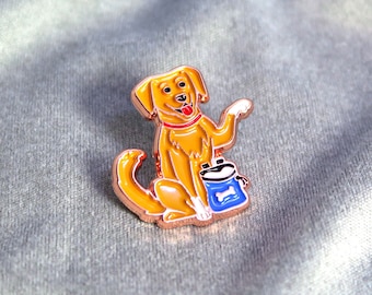 Hang Dog Enamel Pin: Rock Climbing & Bouldering Gift