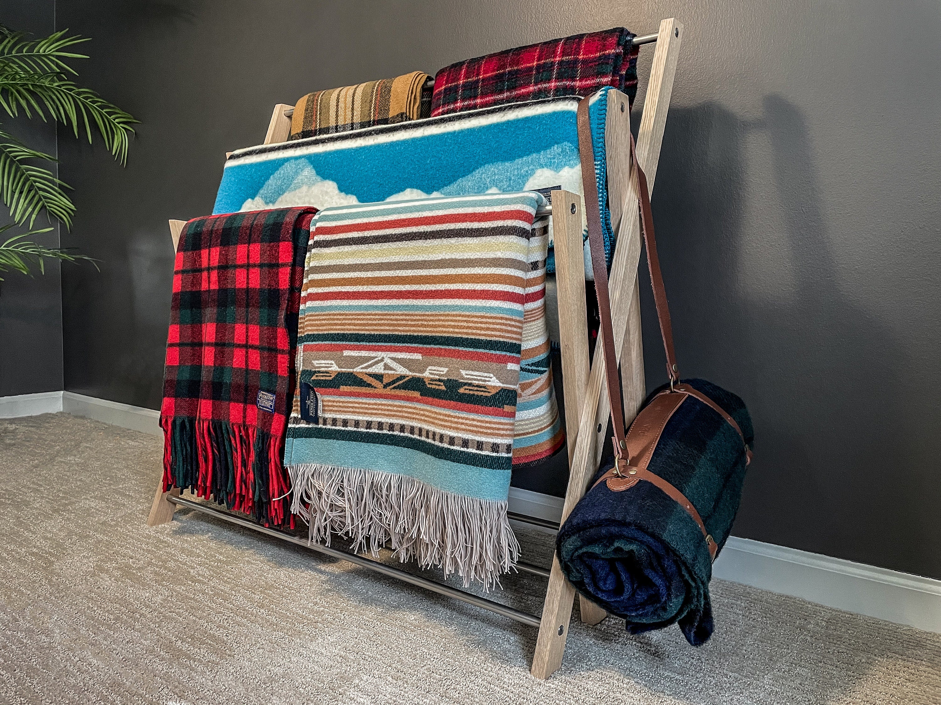 Baby blanket rack cheap