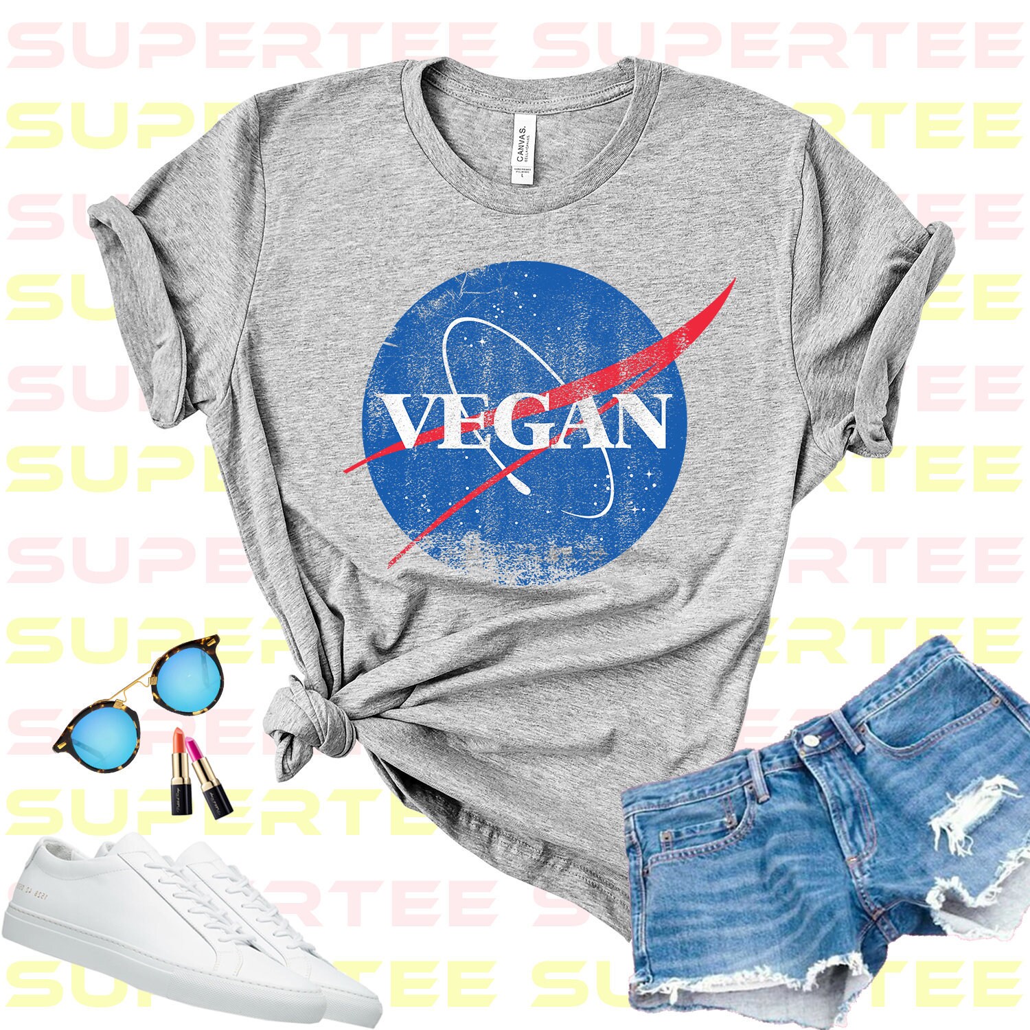 vegan nasa shirt