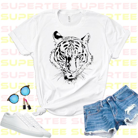 Tiger Print T Shirt Tumblr Designs Cool Custom Made T Shirts 