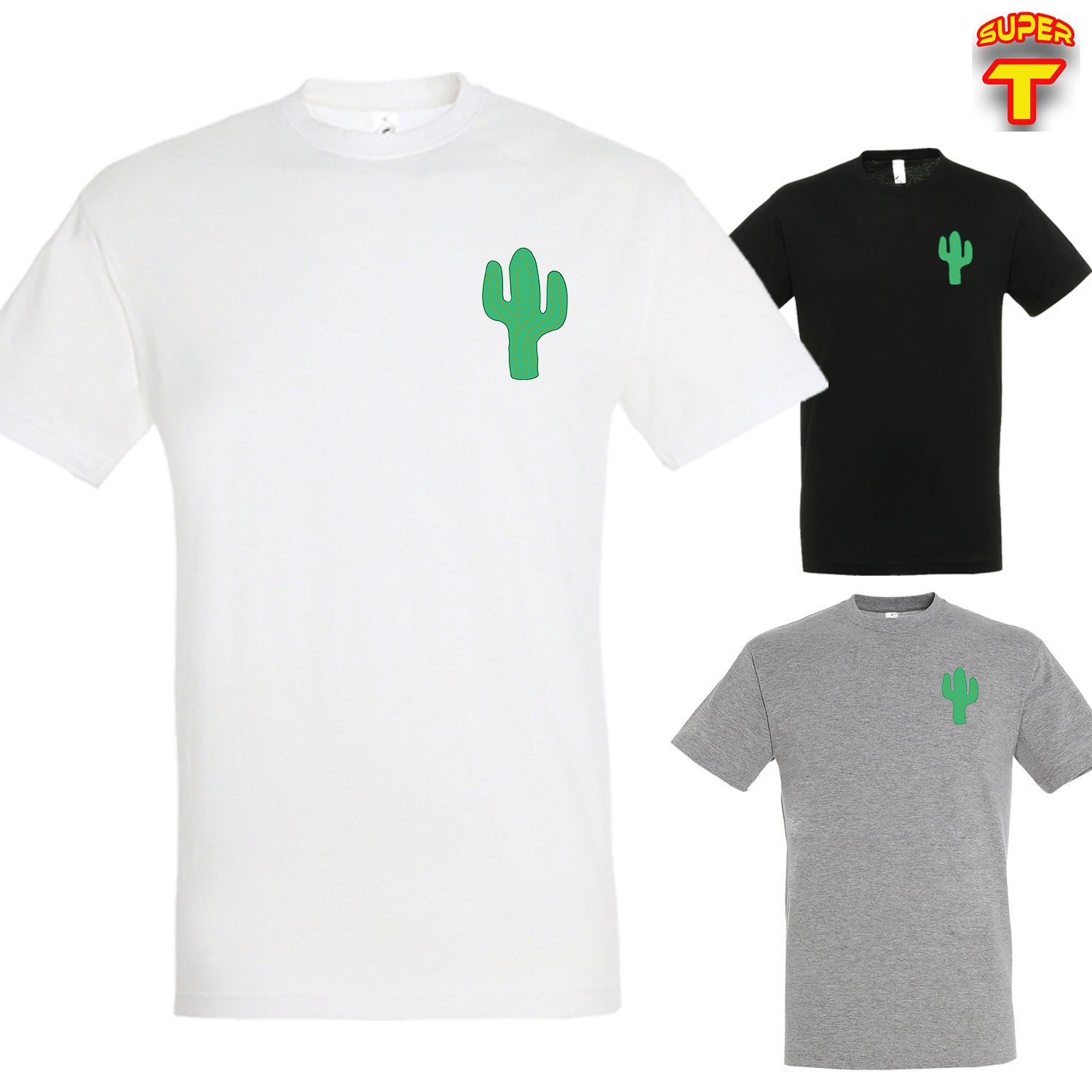 Image of Cactus Pocket Logo T Shirt Tumblr Designs Cool Custom Made Shirts Vegan