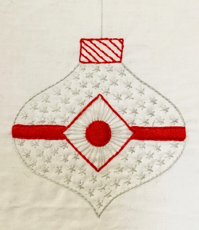 Vintage Christmas Ornament PDF Pattern #12