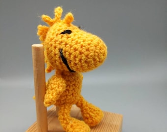 Crochet Woodstock, part of the peanuts family, ideal gift