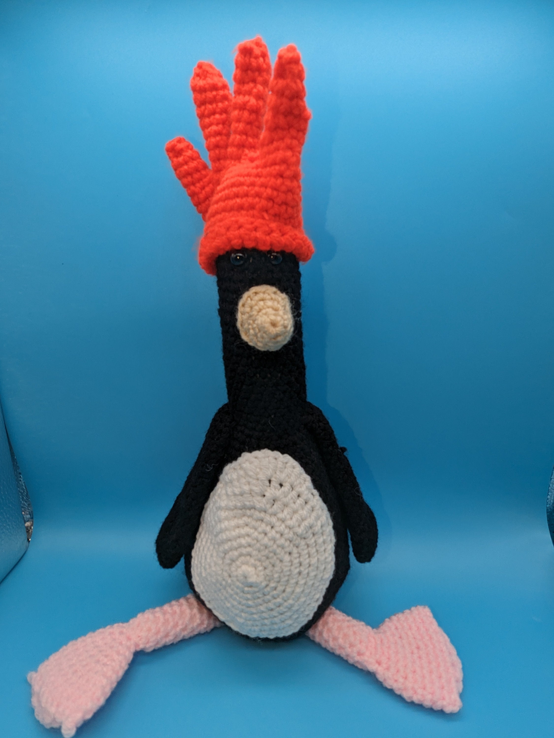 Wallace and Gromit and Feathers Mcgraw Inspired Crochet Toys 