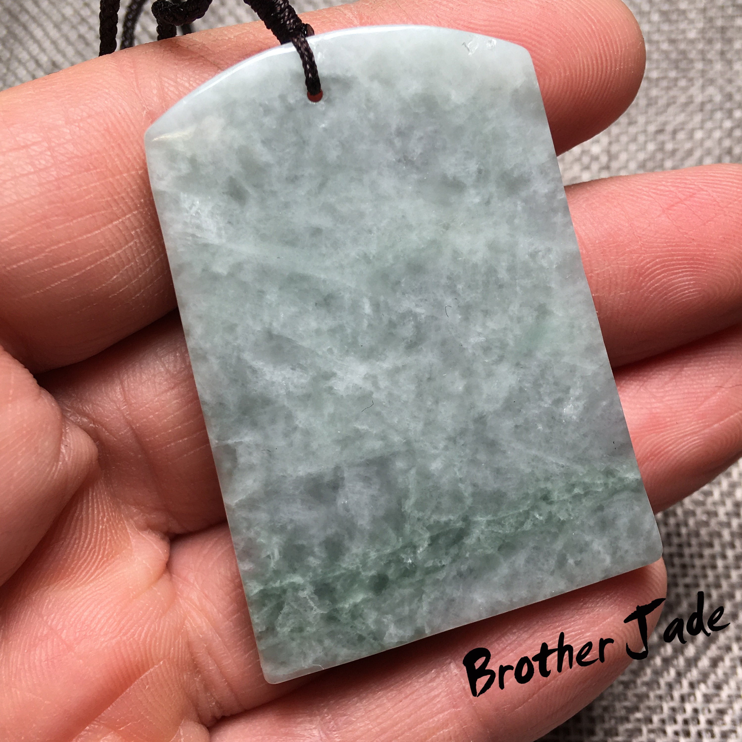 新品　翡翠 彫刻風景 ペンダント 天然翡翠風景ペンダント翡翠ギフト山水彫刻 - ペンダント - 31.3g