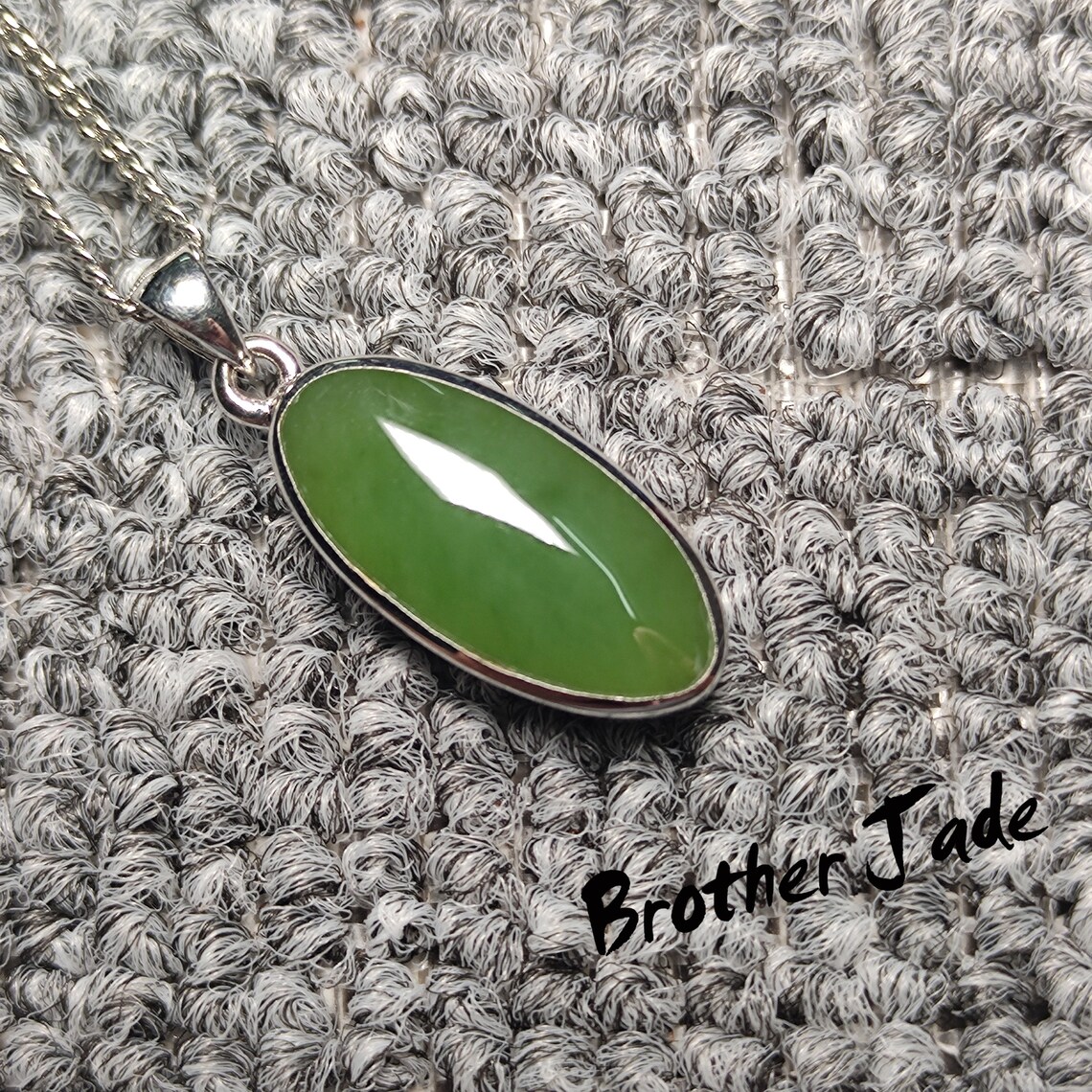 Buddha Anhänger Aus Grüner Jade - Vintage Design 32mm Scheiben-Anhänger
