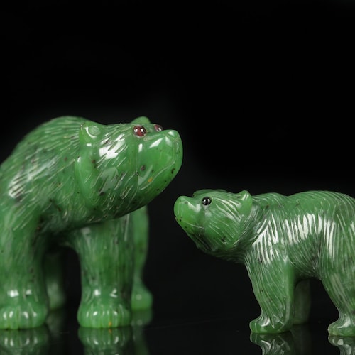 天然翡翠風景ペンダント翡翠ギフト山水彫刻 - ペンダント - 31.3g