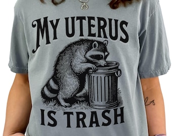 Hysterectomy  Gift, Endometriosis Shirt, My Uterus Is Trash Menstrual Cycle Humor, PCOS Adenomyosis Crewneck Sweatshirt