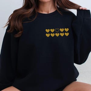 One in Ten Endometriosis Awareness Sweatshirt, Endo Awareness Month, Minimalist  1 in 10 Endo Hearts Shirt, Endometriosis Gift