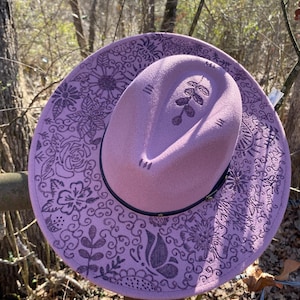 DIY Hat burning kit - wood burning hat - burning kit with cowboy hat - hat burning supplies - DIY pyrography hat - hat burning set