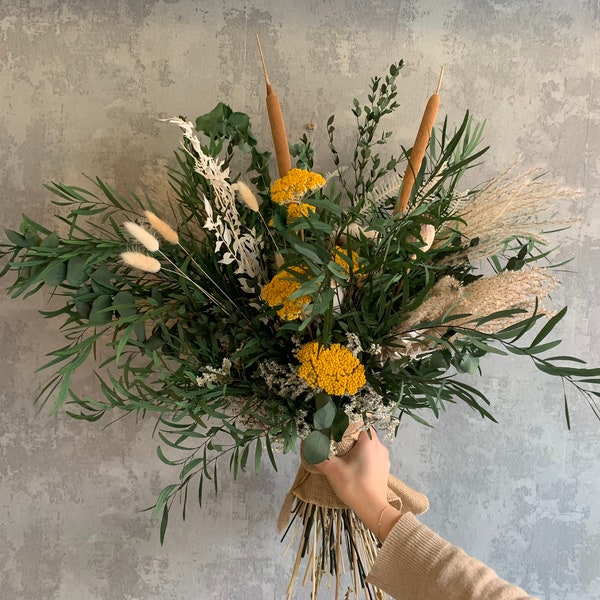 Dried Flower Bouquet Etsy UK