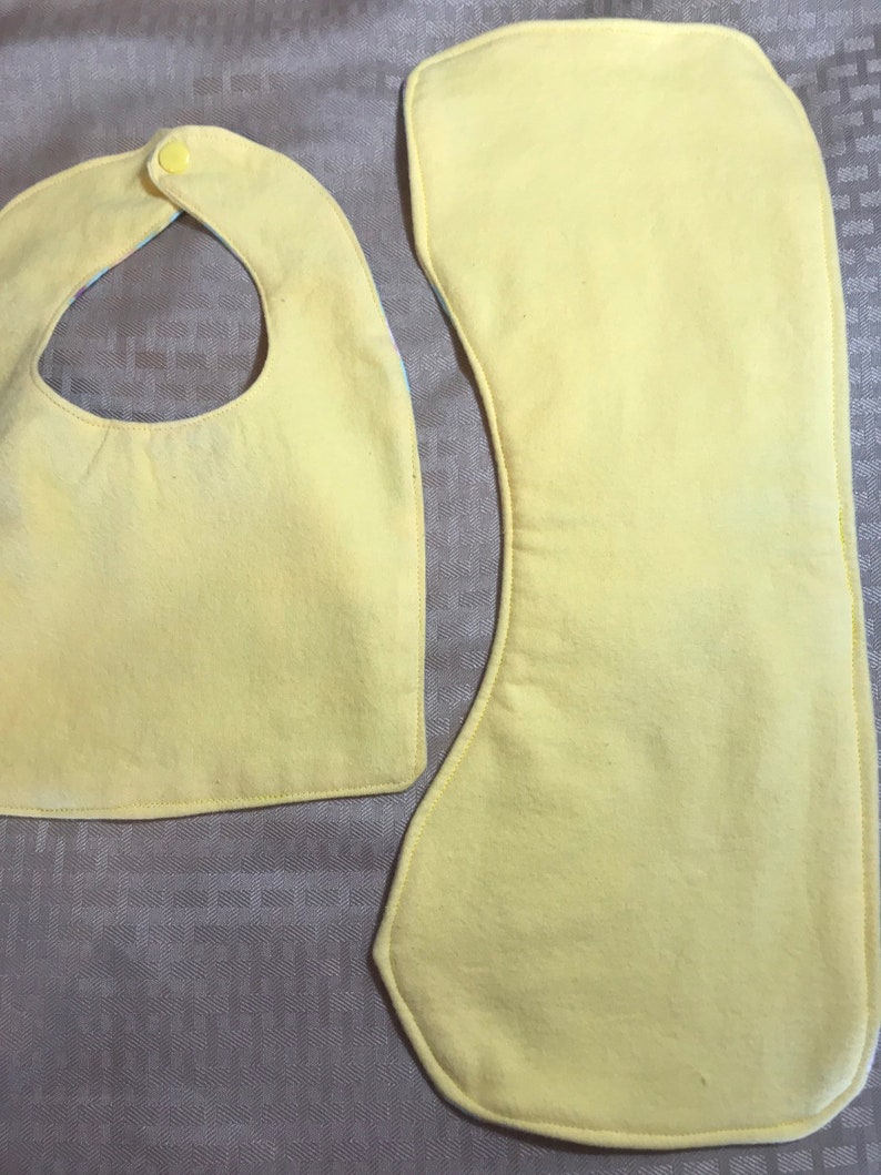 Burp Cloth and Bib Set / Baby Items Etsy