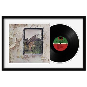 FRAMED No Autograph or Autographed Album Cover REPLICA.  Please read item description before your purchase.  Thank you.