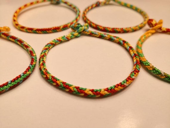 COLORFUL BLING Handmade Weave Tibetan Buddhist Woven India | Ubuy