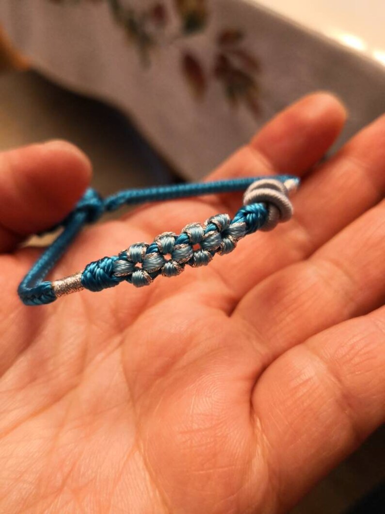 Red String of Fate Handmade Blossom Bracelet Cherry Etsy