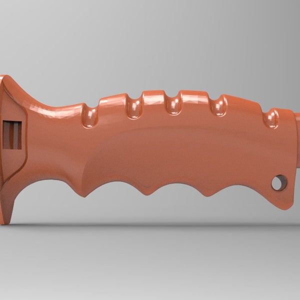 Knife Handle Stl File Etsy