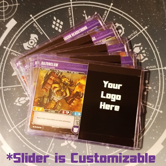 Custom Transformers TCG Sliding Combiner Toploader Sleeve Protectors for  Combiners and Triple-changers - Etsy