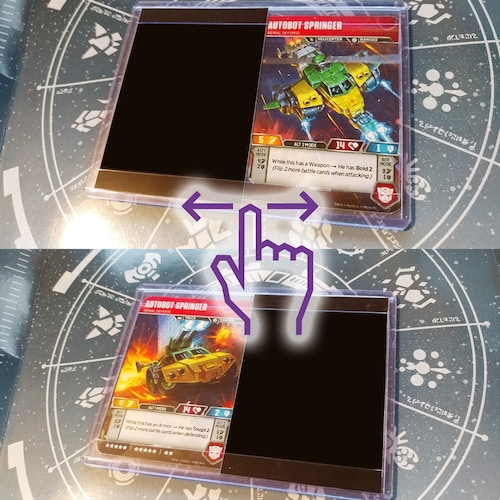 Custom Transformers TCG Sliding Combiner Toploader Sleeve Protectors for Combiners and Triple-changers - Etsy Custom Transformers TCG Sliding Combiner Toploader Sleeve Protectors for Combiners and Triple-changers - Etsy