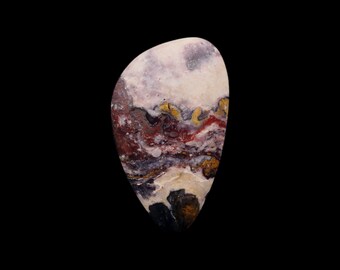 End cut slice of jasper rock Jasper slab and earrings end cut amethyst earrings Indian blanket jasper rock Arizona jasper. rock slice
