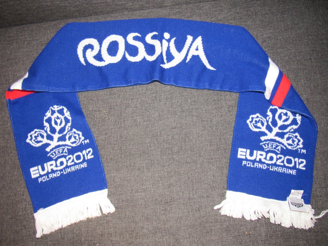UEFA EURO 2012 Russia Scarf Official Licensed Football Fan Scarf