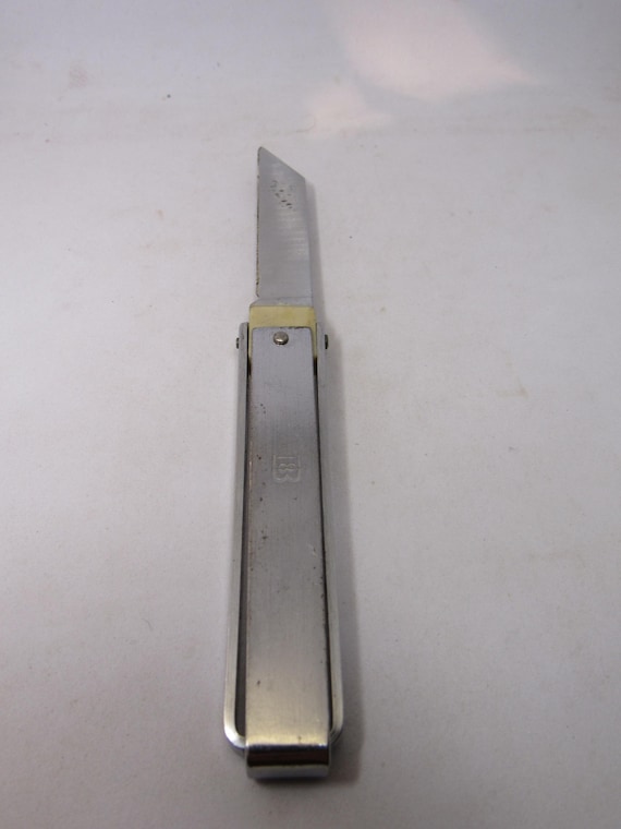 Vintage Soviet Frame Folding Knife GPZ-18 | Vinnytsia Bearing