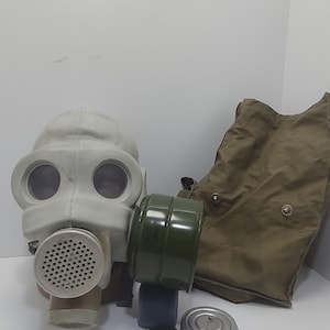 Zeldzaam Sovjet militair gasmasker PMG maat 4 volledige set koude oorlog gasmasker met filterzak USSR Army Collectible