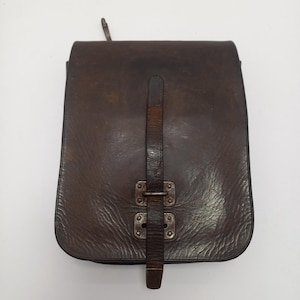 Rare Early Soviet Officer Map Case | Vintage Leather Military Tablet USSR | Pre-War Style Field Bag | Original RKKА Era