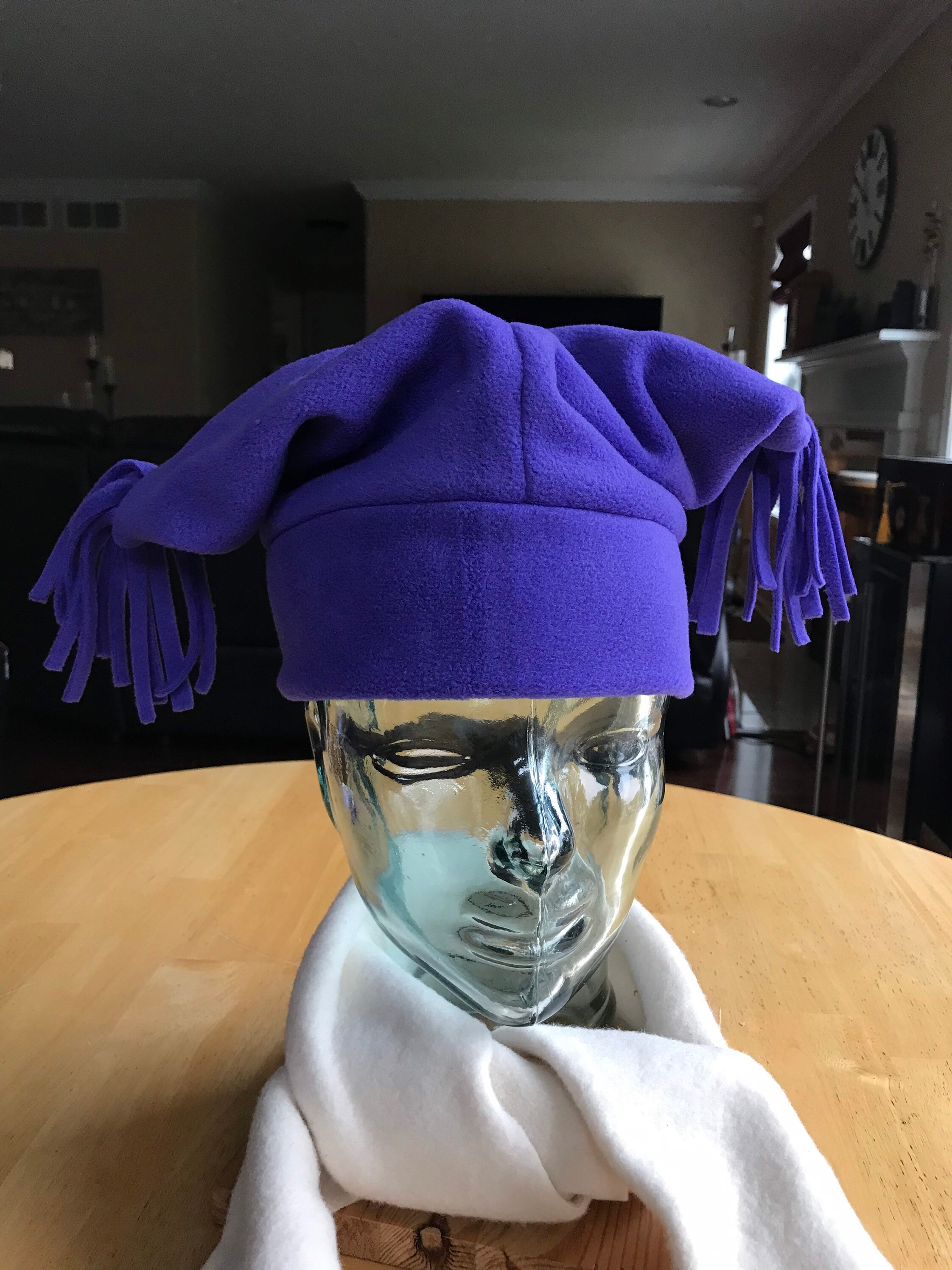 Purple Fleece Chowder Hat - Etsy New 