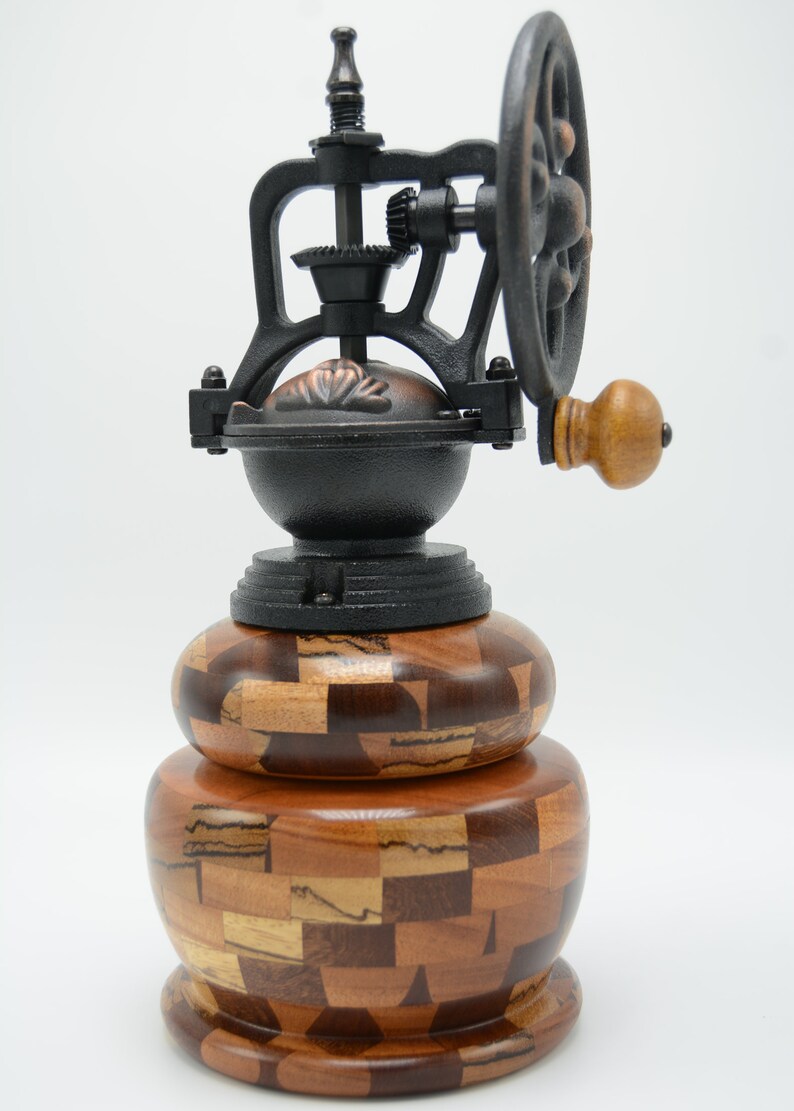 Cast Iron Antique Style Manual Wheel Coffee Grinder Handmade | Etsy