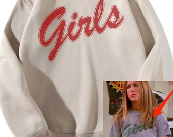 Rachel Friends Girls Sweater | Aesthetic sweatshirt | Vintage sweatshirt | Friends sweatshirt