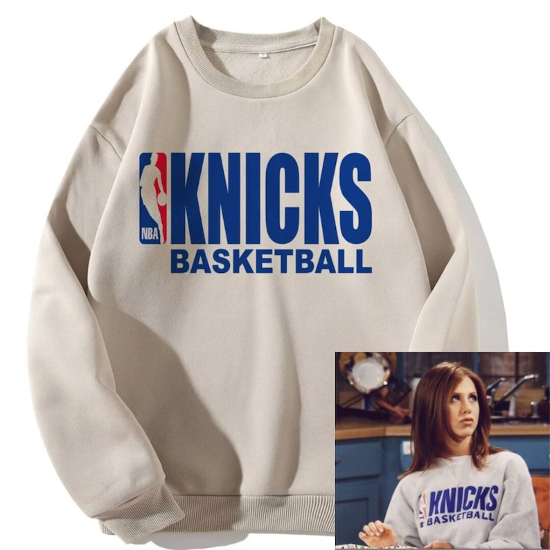 Rachel Green basketball crewneck sweatshirt, aesthetic sweatshirt, basketball sweat, gift for friend, vintage sweatshirt, friends sweatshirt image 1