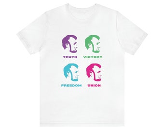 Pop Art Lincoln Shirt | Truth Union Victory Freedom | US Civil War History | Social Studies Teacher Gift | History Lovers | Abe Lincoln