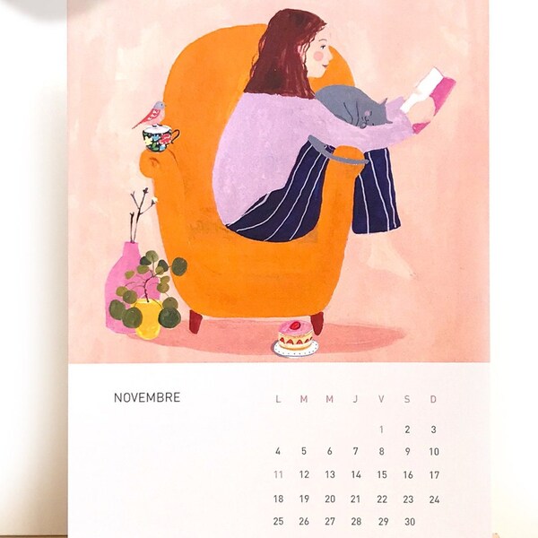 Calendrier 2024 Bureau Etsy