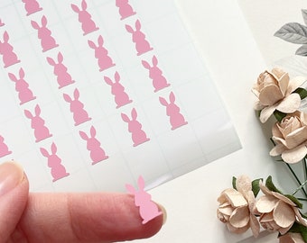 Rabbit Stickers One Inch Round Seals - Etsy