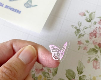 Flying Butterfly Stickers, Butterflies Stickers, Planner Stickers