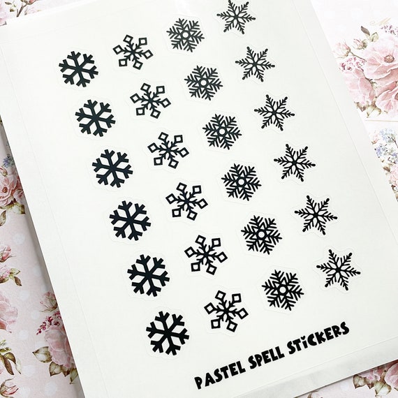 Snow Stickers for Sale  Snowflake sticker, Christmas stickers, Frozen  party decorations