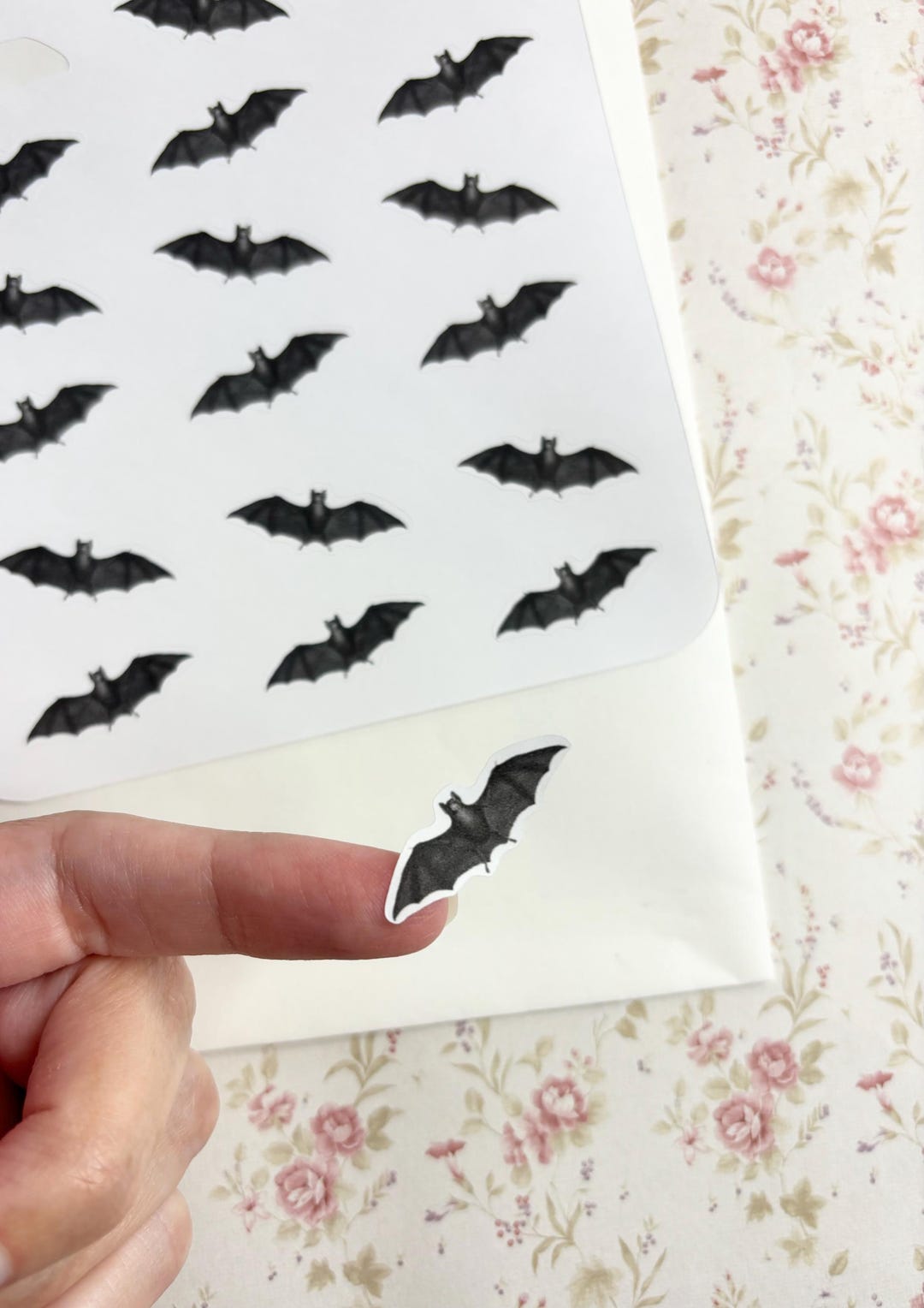 Creepy Bat Stickers for Halloween Parties Trick or Treat Bags Vampire ...