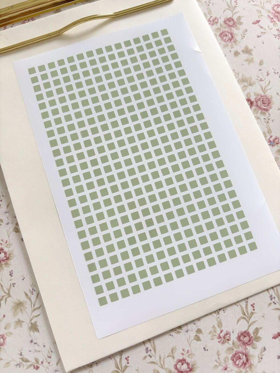 4mm Pastel Green Micro Stickers for Planners Tracking Stickers Vinyl ...