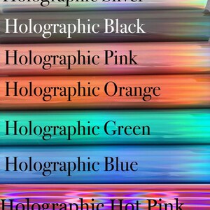 12mm Vinyl Letters Holographic Waterproof Letter Stickers afbeelding 3
