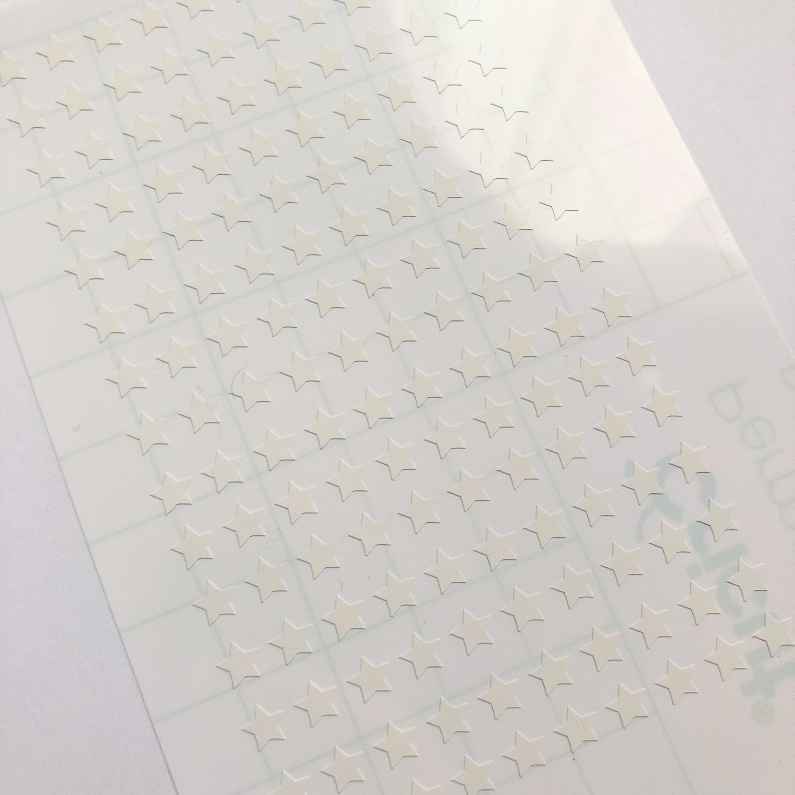 6mm Glossy White Star Stickers, Vinyl 6mm Star Stickers, Planner ...