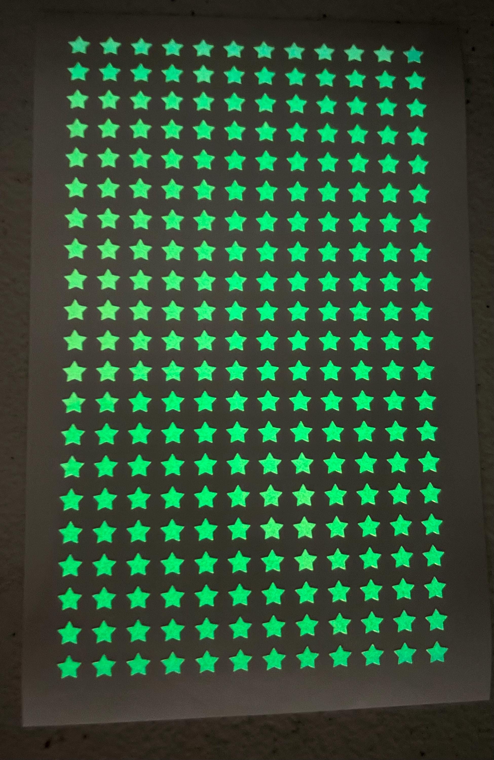 Opal Ras Sticker 4mm Opal Glow in the Dark Star Stickers - Etsy