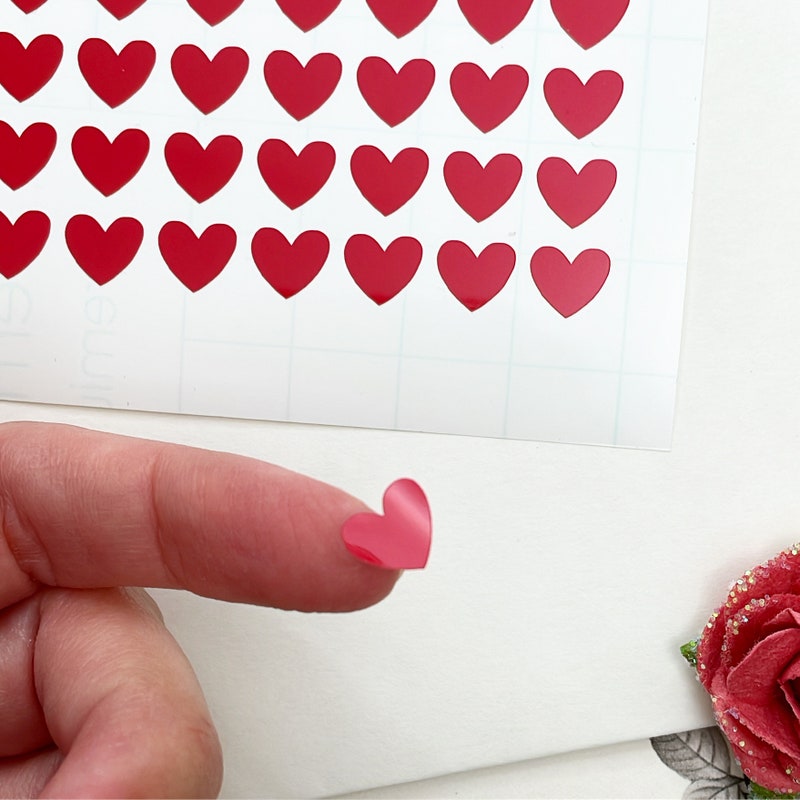 Heart Stickers - Etsy