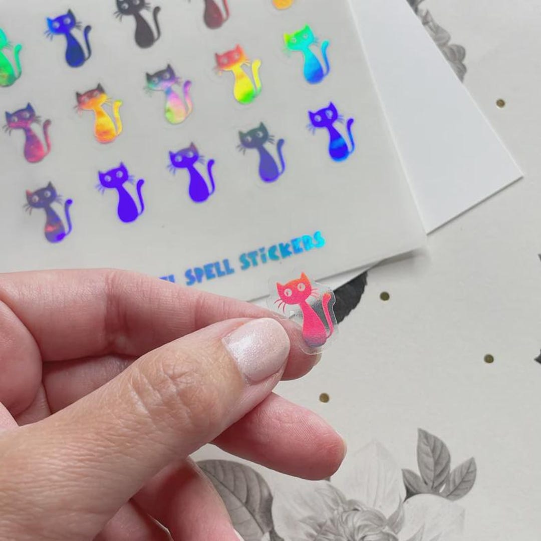 Cute Cat Stickers for Cat Lovers, Pet Planners and Schedule - Etsy