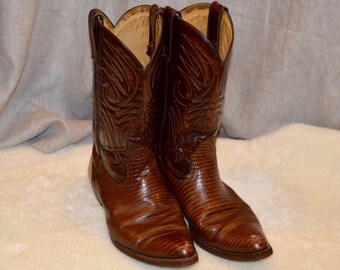 Vintage Cowboy Boots Vintage Unisex 