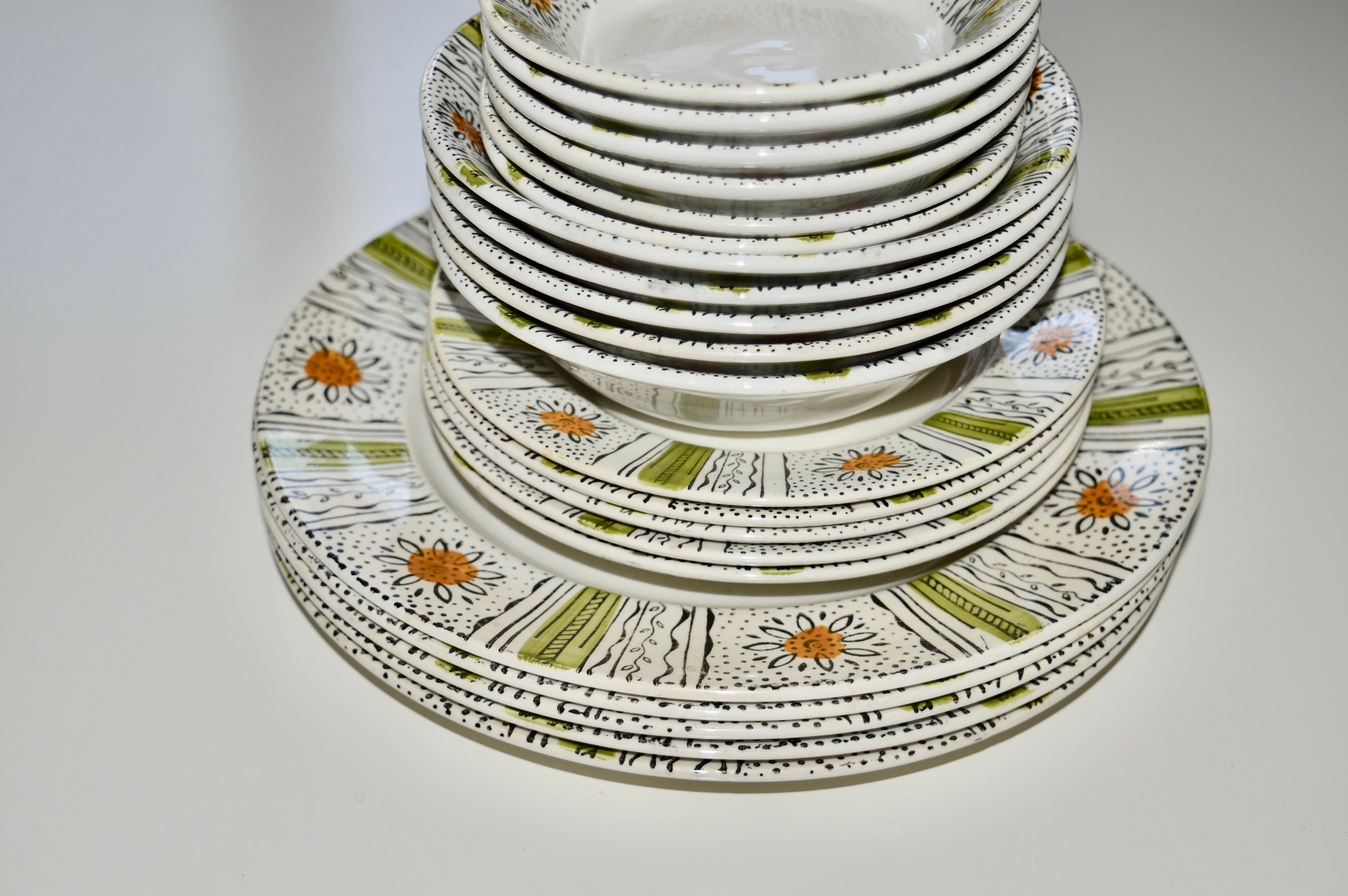 Rare Find, Kathie Winkle Capri Ironstone Broadhurst Staffordshire, Mid