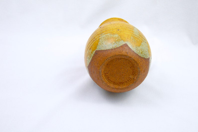 Studio Pottery Jug Vintage Pottery Jug Handmade Pottery Clay Jug